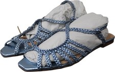 Boden Metallic Braided Flat