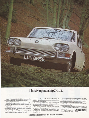 Triumph 2000 mark - triumph, original