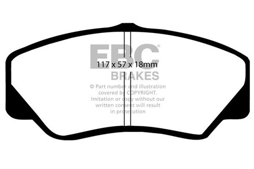 Ebc ultimax front brake - brake, pads
