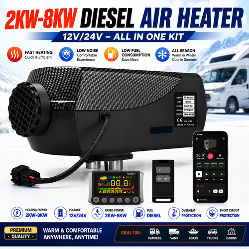 2kw 8kw 12v 24v diesel - 12v,