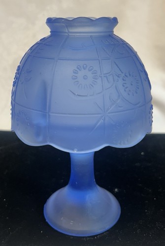 Blue glass floral fairy - floral,