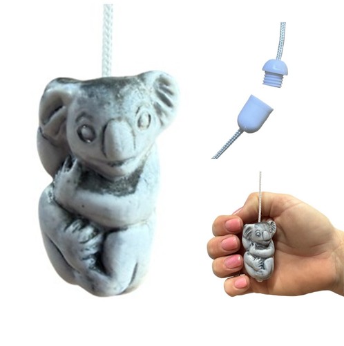 Ceramic blue grey koala - blue,