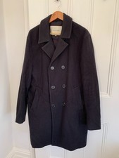 Mackintosh Charcoal Double Breasted Wool Cashmere Coat Size 48 (UK 38)