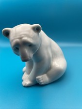 Vintage Lladro Daisa Sitting Polar Bear Figurine 8.5cm Figure Ornament