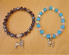 Poodle Dog Glass Beaded