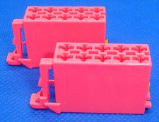 DEFENDER TD5 Speedometer 2 x Pink 10-Way ISO Connectors & Terminals