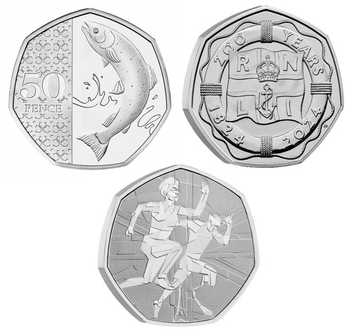 2024 50p pence coin - , rnli