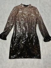 Lipsy Size 8 Rose Gold Black