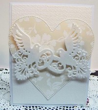 Wedding Dove Rings Metal