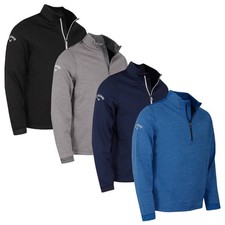 Callaway Golf Mens 2025 Hex Textured Thermal Fleece Pullover 36% OFF RRP