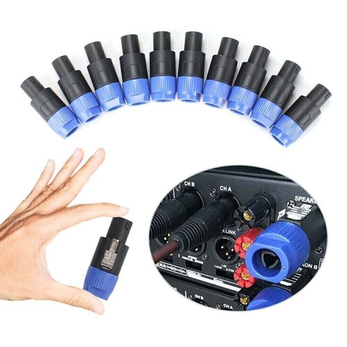 10pcs set speakon - 10pcs/set, male
