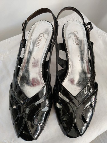 Gabor black leather - gabor, patient