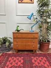 Mid Century Retro Oak Chest Of