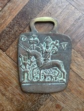 Replica of a Canterbury Pilgrim’s Token depicting St. Thomas Becket horse brass