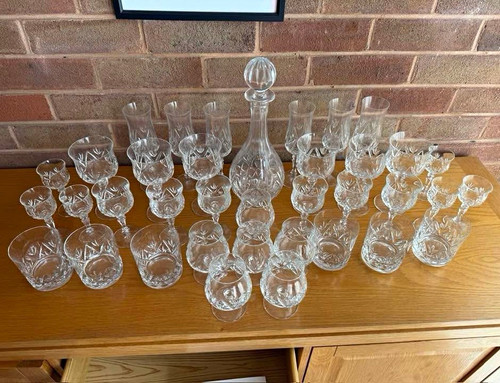 Thomas webb crystal glasses - webb,