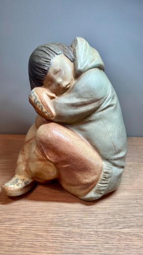 Lladro gres eskimo boy - gres,