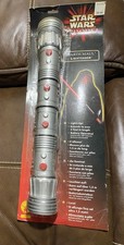 Star Wars Episode 1 Rubie's Double-Bladed Darth Maul Lightsaber - 1613 Sealed