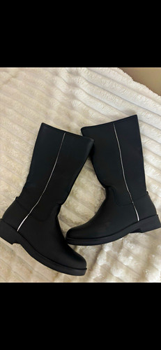 Women black faux - black,