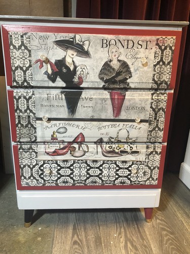 Charming upcycled chest - upcycled,