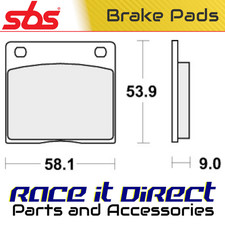 Brake Pads for SUZUKI GSX 1100 EX 1980-1981 Rear Street SBS