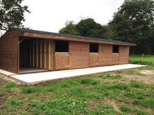stable / field shelters block