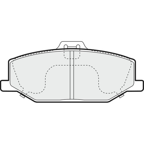 Brake pads set - set, for