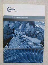 Original MTU AeroEngines drives brochure sales brochure