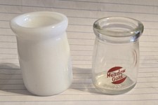 Two Vtg Small Mini Creamer