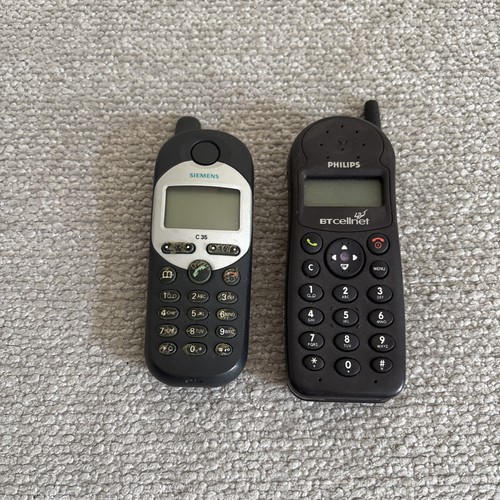 Vintage mobile phones - phones, siemens