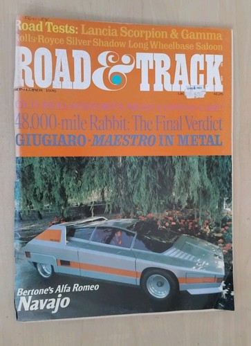 Road track sept 1976 lancia - &,