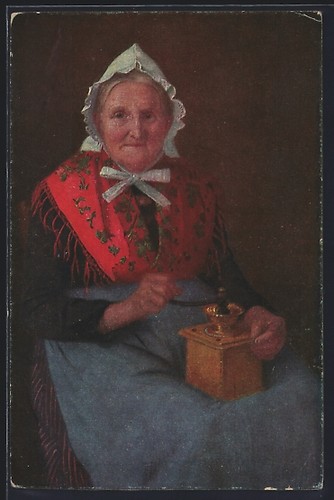 Artist postcard signed - artist's,