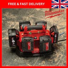 NEW Milwaukee M1418 C6 M14-M18 MultiBay Battery Charger 6 Bays Dock Genuine 240V