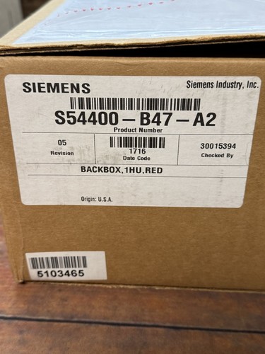 Siemens fhb2001 red - fhb2001-r1, box