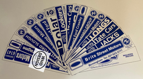 Rear window sticker for