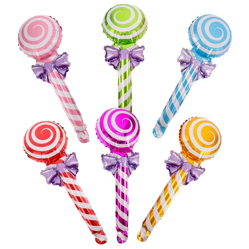 6pcs giant lollipop - giant, balloons