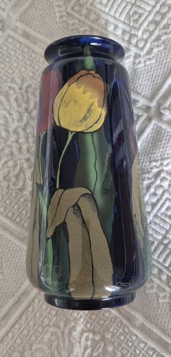 Tulips vase 9inch 23cm - tulips,