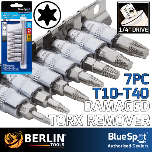 Torx extractor set drive - torx,