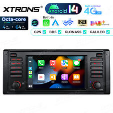 XTRONS Android 14 Octa-Core 4+64GB Car Stereo Radio GPS 4G For BMW 5 Series E39