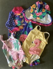 Baby Girls Swimwear Bundle Size 3-6 Months & 6-9 Months 