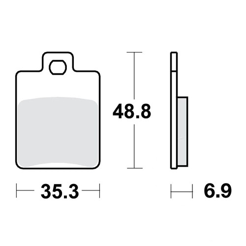 Brake pads scooter - pads,