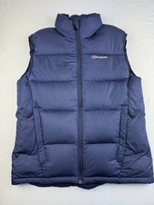 Ladies Berghaus Down Puffer Gilet Ladies Size 14 Navy