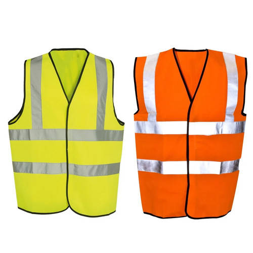 Vis orange yellow vest - hi,