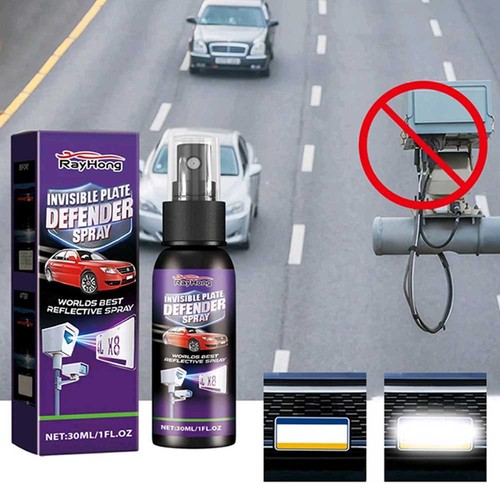 Invisible licence plate - invisible,