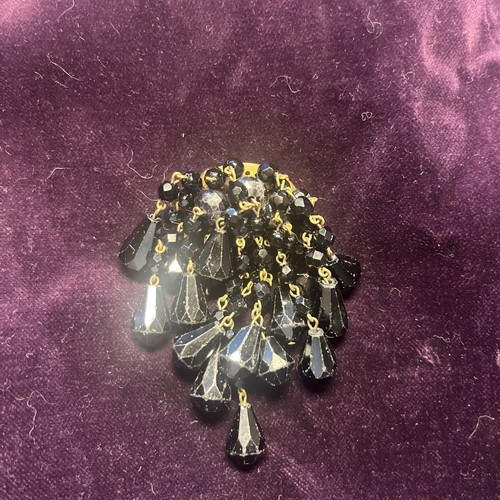 Vintage black waterfall - black,