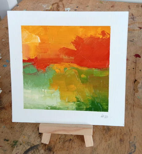 Landscape original oil - landscape,