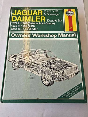 Haynes jaguar daimler xj12 - haynes, xjs