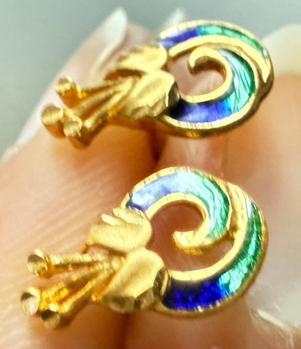 22ct gold peacock design - 22ct,