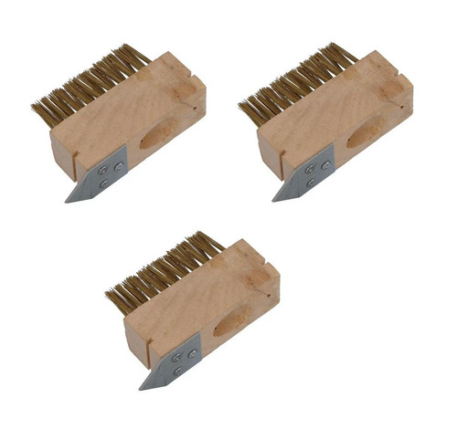Block paving wire brush - block,