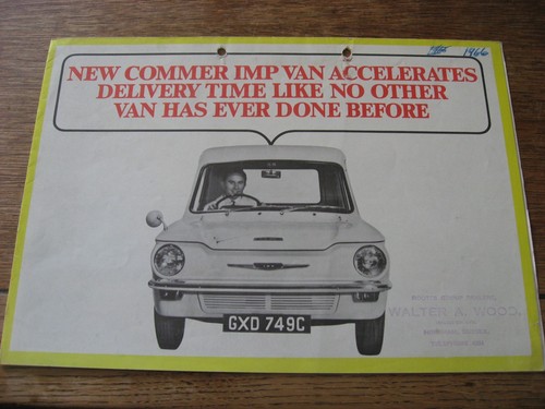 1966 commer imp - van, car