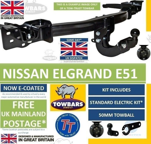 Towbar for nissan - elgrand, e51